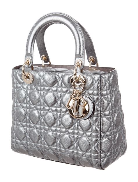 lady dior bag light grey|christian Dior lady handbag price.